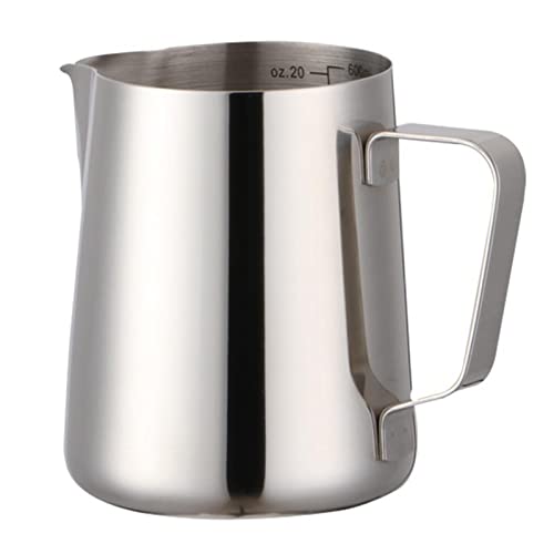 Milk Frothing Pitcher 32oz,Espresso Steaming Pitcher 32oz,Espresso Machine  Accessories,Milk Frother Cup 32oz,Milk Coffee Cappuccino Latte Art,Stainless  Steel Jug - Kitchen Parts America