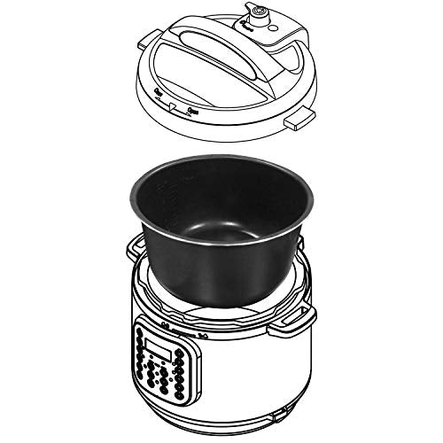 Household Rice Cooker Inner Pot Professional Rice Cooker Pot Electric Cooker Accessory, Size: 21x21x11CM