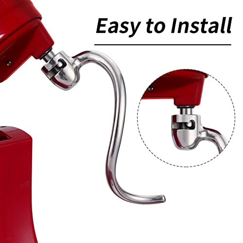  Spiral Dough Hook for Kitchenaid Bowl-Lift Stand Mixer 6qt - Kitchenaid  Dough Hook Attachment Professional 6, Coated Metal Kitchen Aid Dough Hooks  6 Qt, KV25G0X KV25G8X KV25H0X KP26M1X KP26M8X: Home 