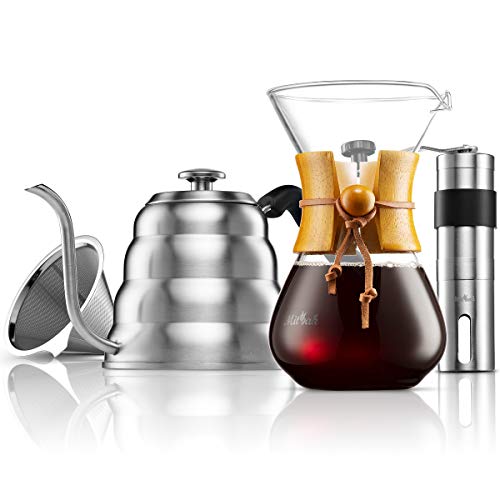 AELS Pour Over Coffee Maker Gift Set, Manual Single Cup Coffee