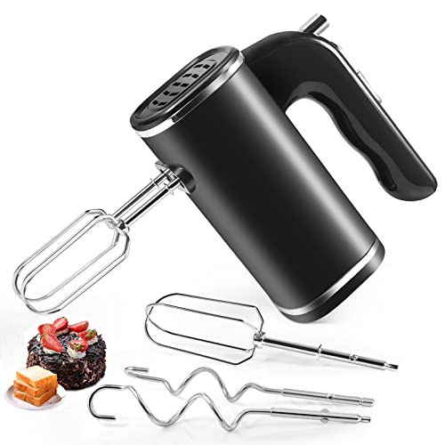 Lilpartner Hand Mixer Electric, 400W Ultra Power Kitchen Mixer Handheld Mixer with 2x5 Speed (Turbo Boost & Automatic Speed) + Storage Box