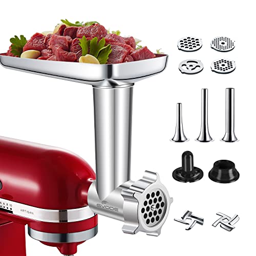 Meat and fruit grinder attachment set for stand mixer 5KSMFVSFGA, KitchenAid  