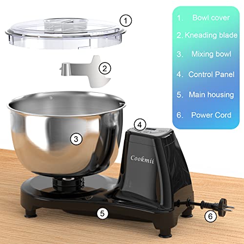 LILPARTNER Hand Mixer Electric, 400W Food Mixer 5 Speed Handheld Mixer, 5  Stainless Steel Accessories, Storage Box, Kitchen Mixer with Cord for  Cream