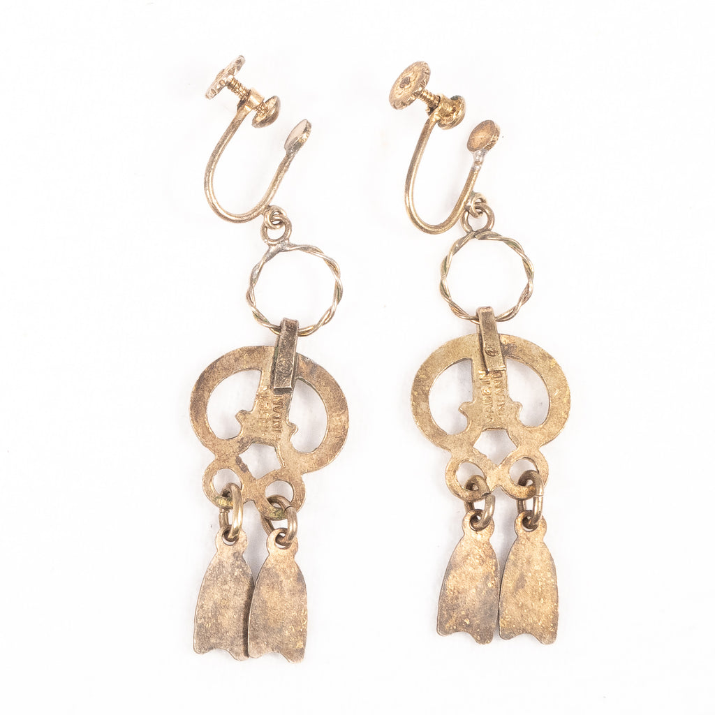 Bronze Earrings by Kalevala Koru - Finland – Rhinestone Rosie