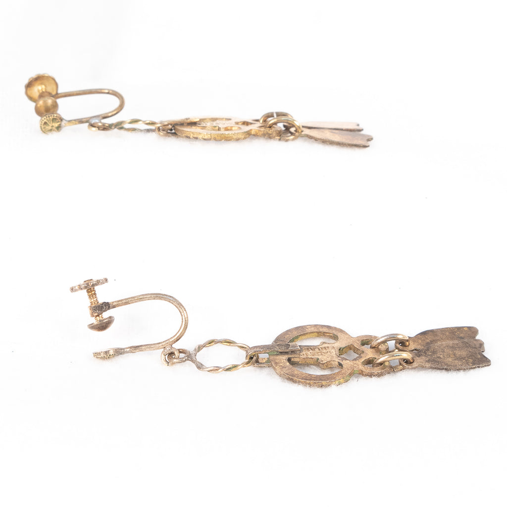 Bronze Earrings by Kalevala Koru - Finland – Rhinestone Rosie