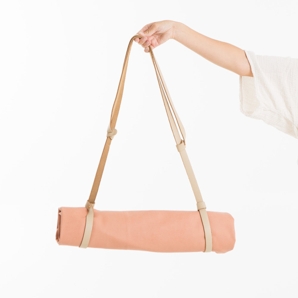 leather yoga mat bag