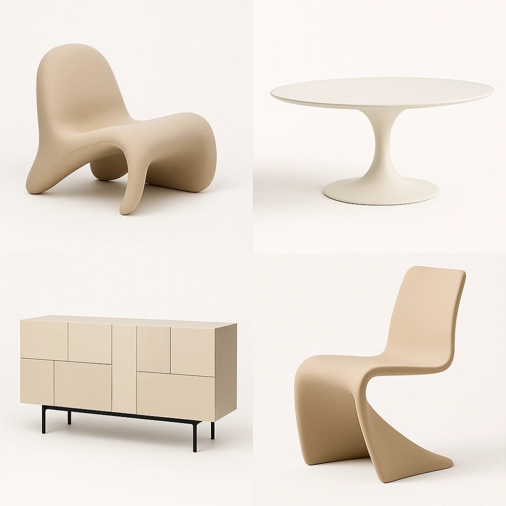 Mobilier style Design contemporain lignes épurées