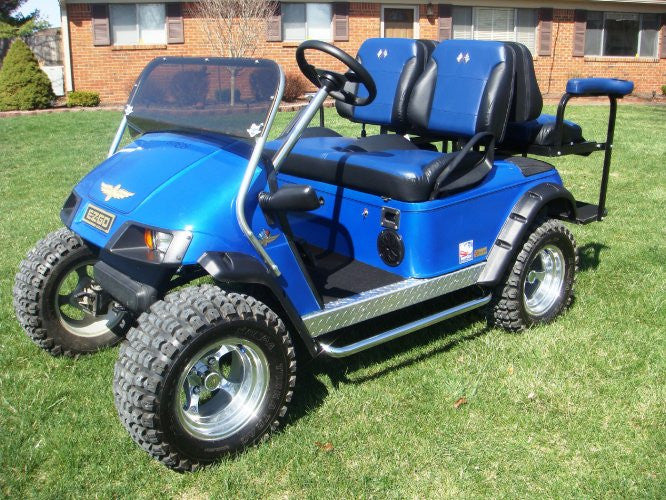 What are some highly rated E-Z-Go golf cart accessories?