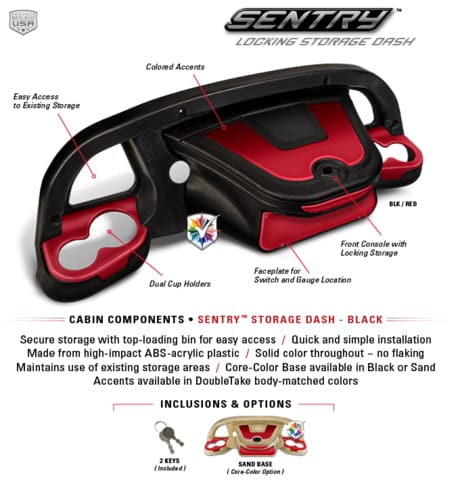 Sentry Golf Car Dash
