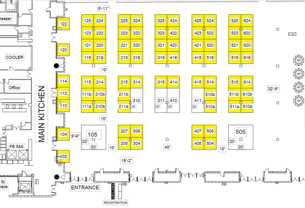 10x10 booths