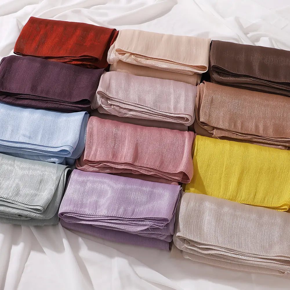 Breathable Satin Silk Scarf