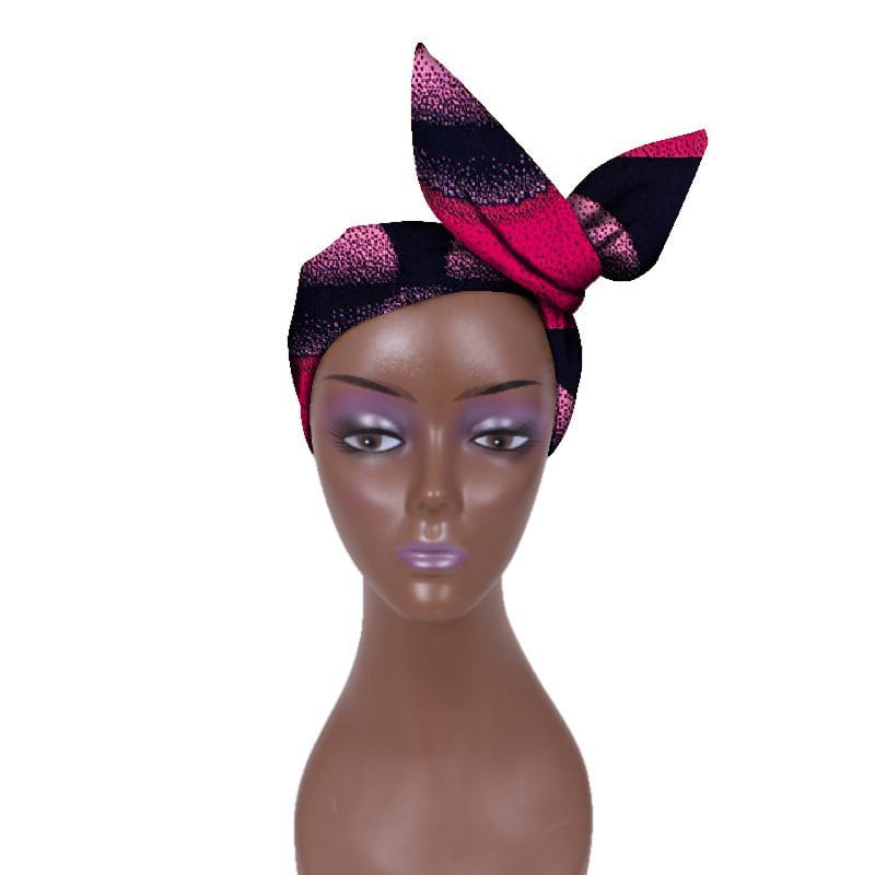 African Batik Cloth Headband Ankara Fabric Commemorative Outing Adjustable Ankara Headband