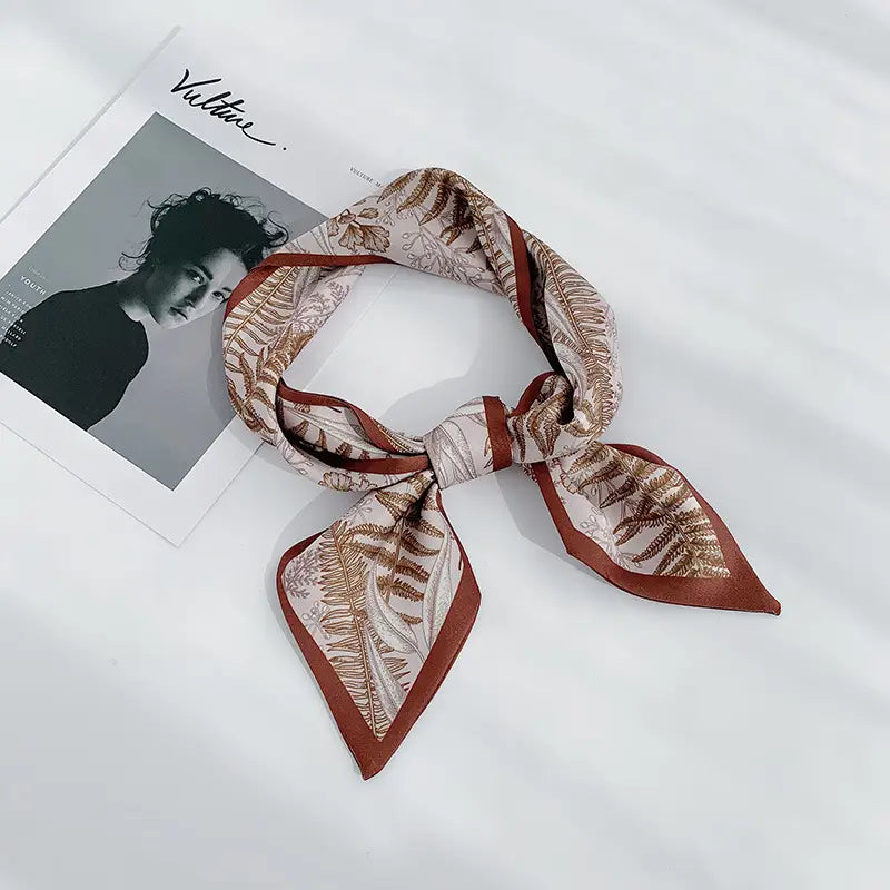 Korean Style Silk Scarf Necktie
