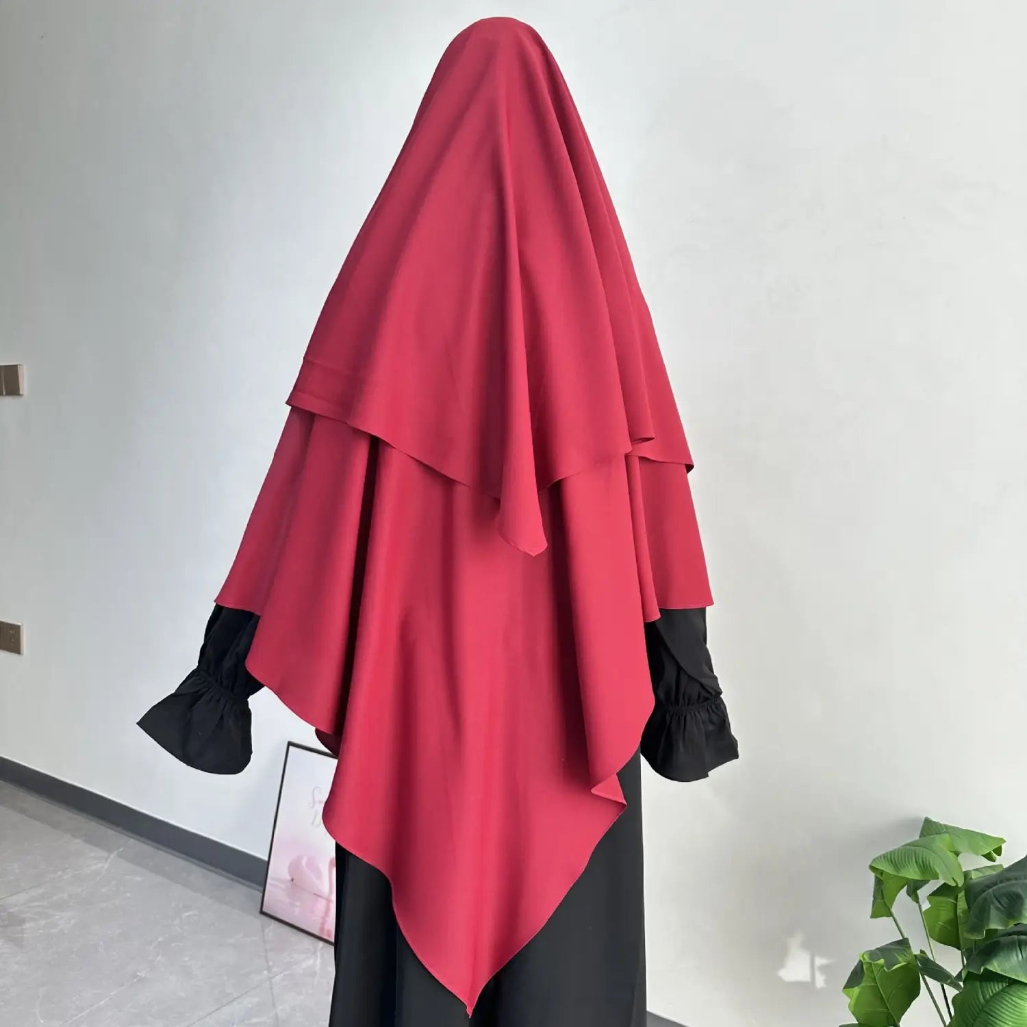Middle Eastern Double-layer Headscarf