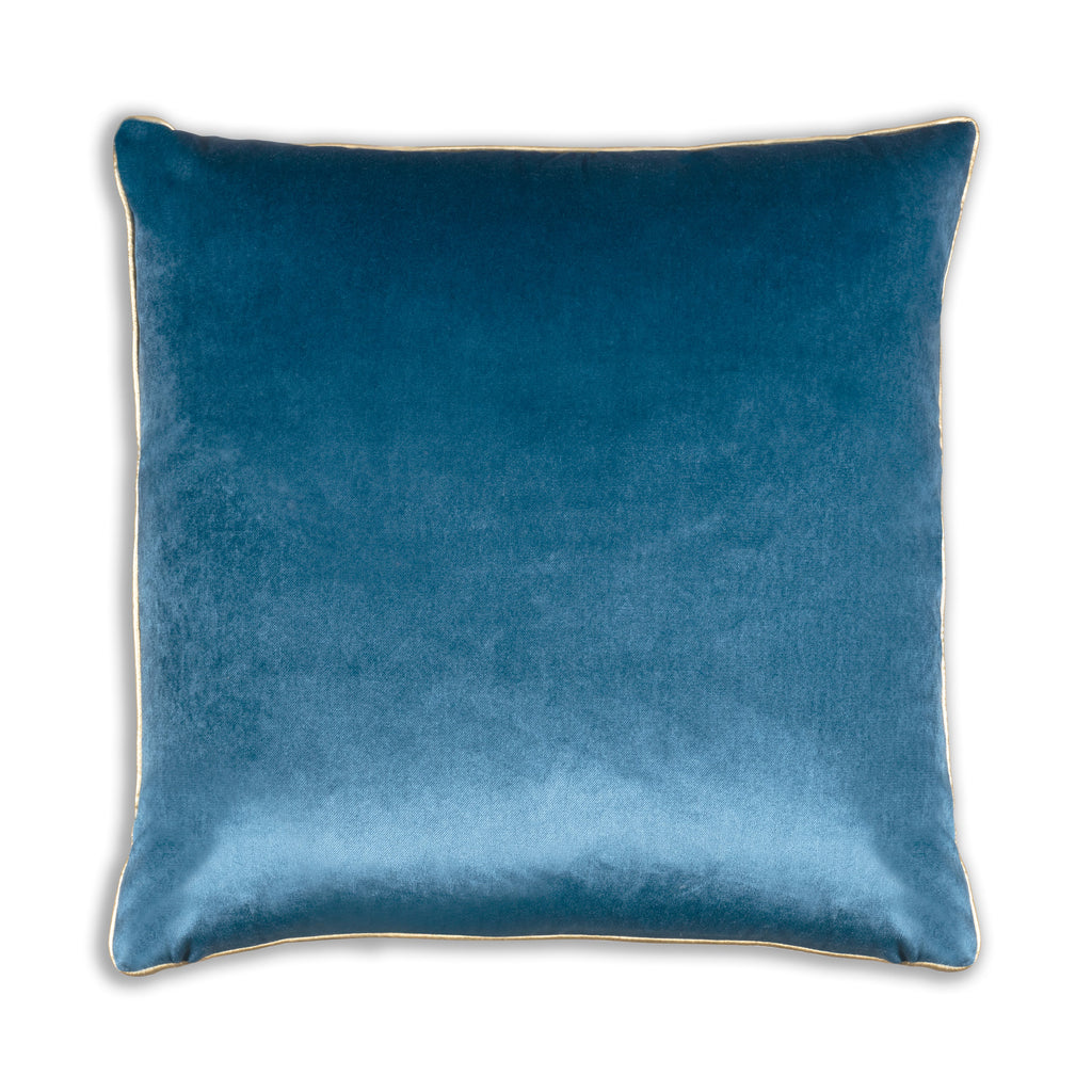 Buy BLUE GRASS Digital HD Foil Print Velvet Cushion Cover - Set of