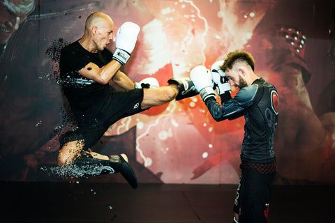 A photo of black belt David Breed from his Freestyle Kickboxing volume