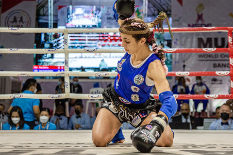 A photo showcasing the Iman Barlow Muay Thai Seminar taking place in Manchester Saturday 6th July 2024