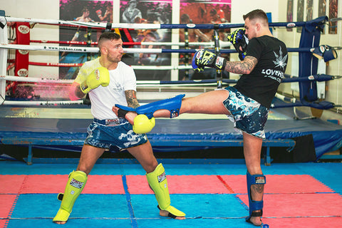 A photo showcasing the Liam Harrison Muay Thai Seminar taking place in Manchester Saturday 4th May 2024