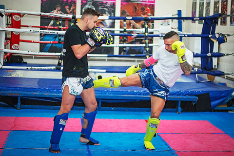 A photo showcasing the Liam Harrison Muay Thai Seminar taking place in Manchester Saturday 4th May 2024