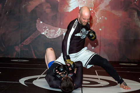 A photo from the Peter Irving volume Jiu Jitsu for MMA - Adapting Grappling for the Cage