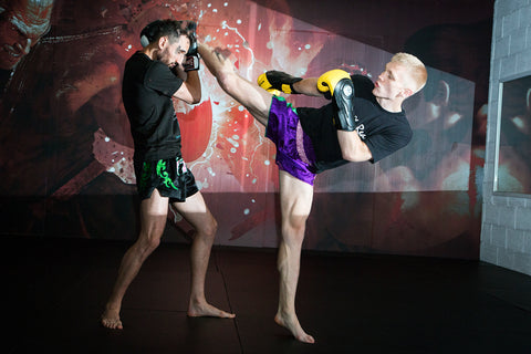 A photo of Paul Karpowicz from his Unorthodox Muay Thai Fighting Instructional volume