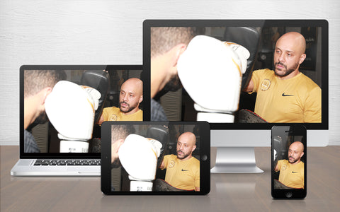 A graphic image of Said El Badaoui using Dutch Kickboxing Training Drills for Fighter Development