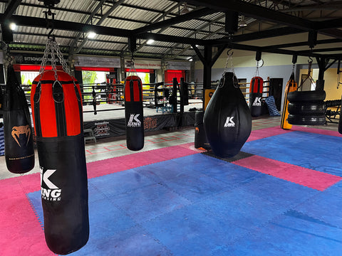 A photo of the training facilities at Sitsongpeenong, one of the best Bangkok Muay Thai gyms in Thailand