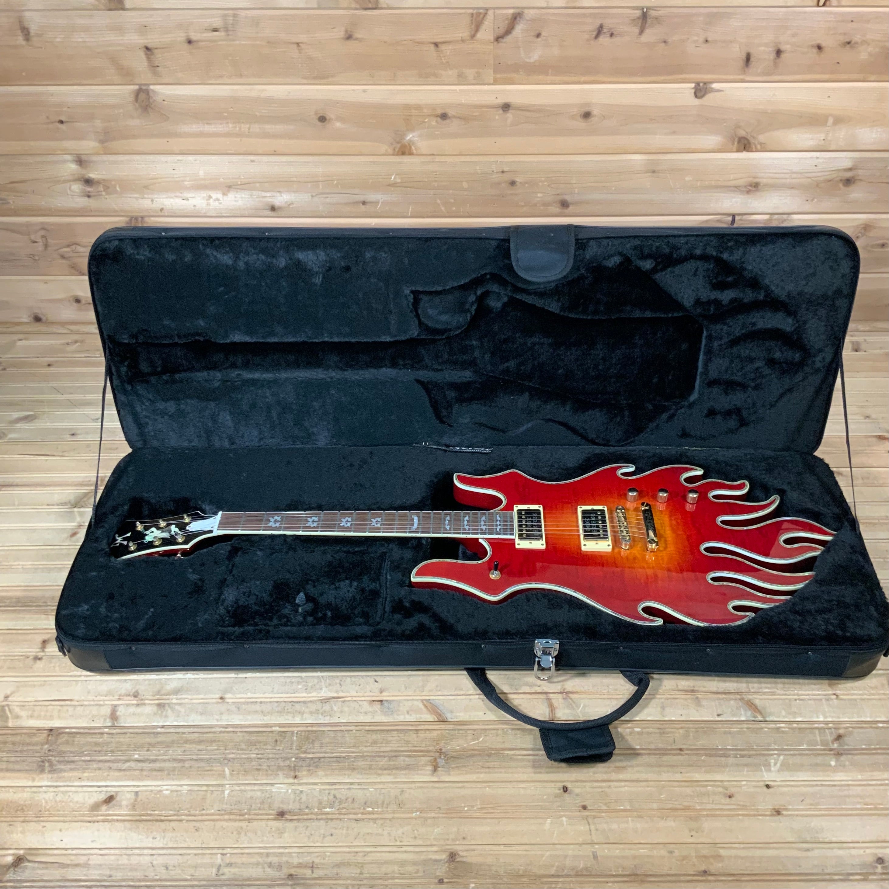 Minarik Guitars Inferno Electric Guitar USED - Red Flame Burst