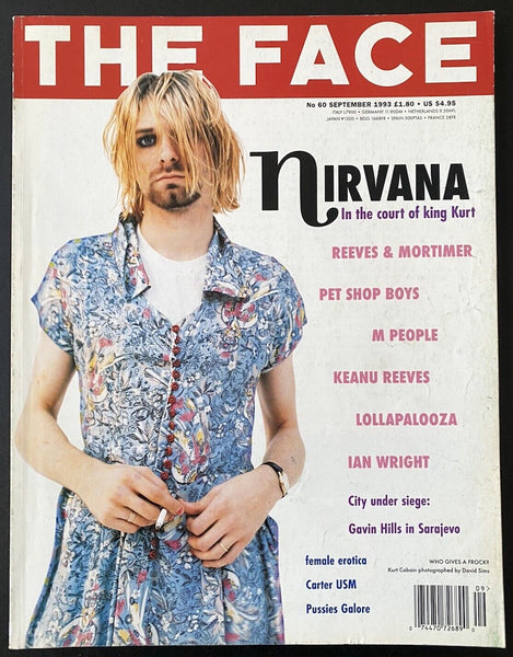 Kurt Cobain on the cover of The Face magazine 1993