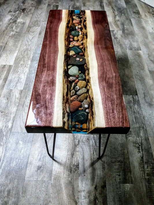 What Is The Best Oil Finish Live Epoxy Edge River Table – Nita's Fluid  Woodworks