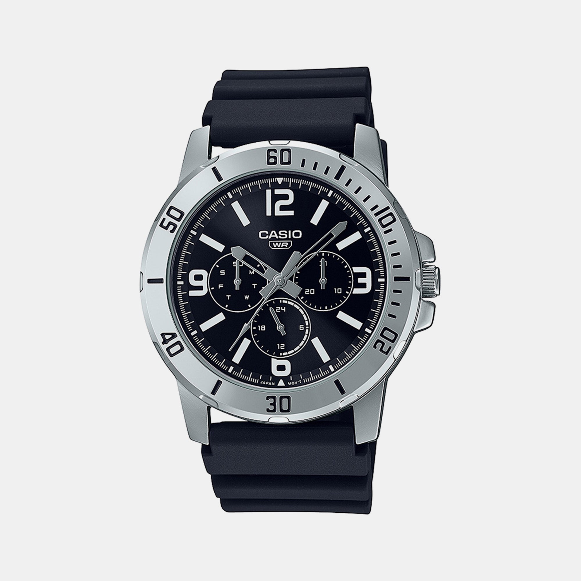 Bertucci DX3Â® Plusâ„¢ Resin Watch, Dash Striped Nylon Strap, Black Dial -  11043