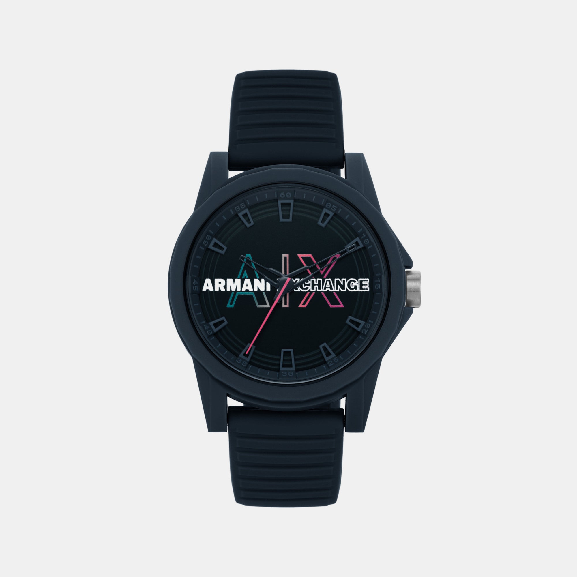 Armani Exchange Male Analog Silicone Watch | Armani Exchange