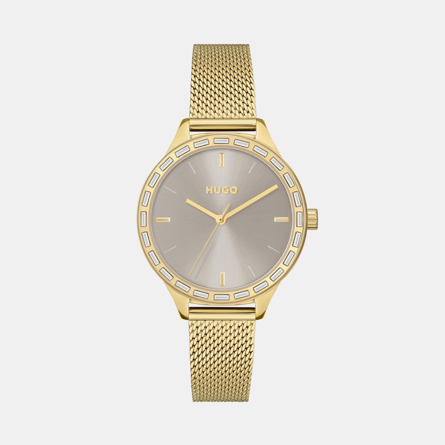 Buy Nordgreen Unika 32mm Gold Brushed Metal Dial with Gold Mesh Watch Strap  (M) online