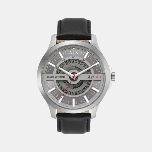 Exchange Silver Exchange Silicon In Watch Analog Just Armani Male | Time – Automatic Armani