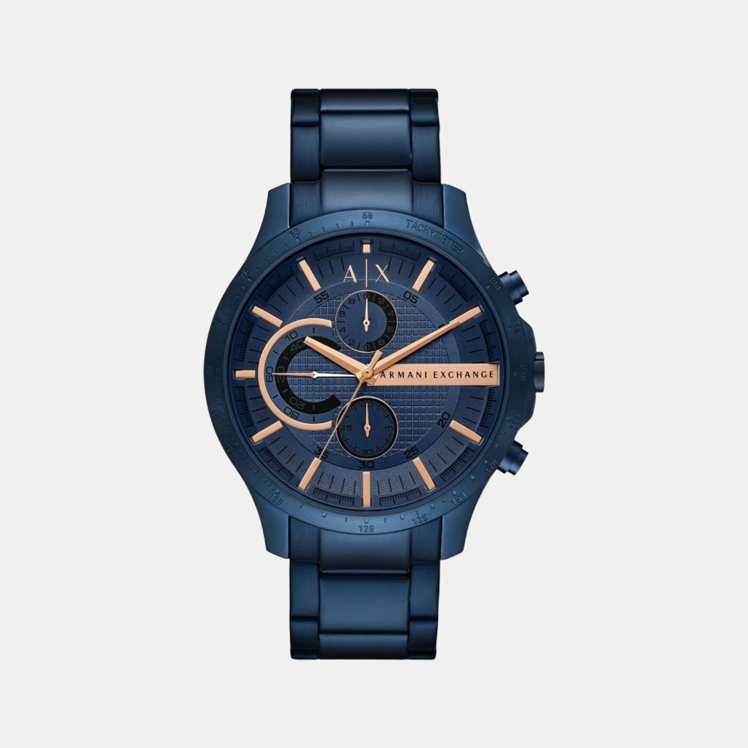 Armani Exchange Male Blue Analog Silicone Watch | Armani Exchange – Just In  Time