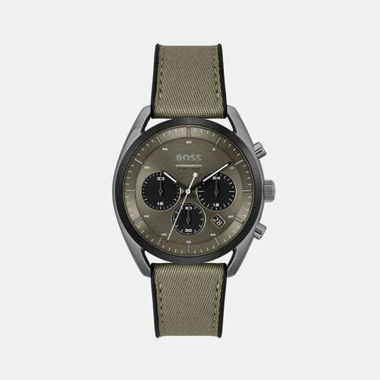 Hero Male Green Chronograph Mesh Watch 1514020 – Just In Time
