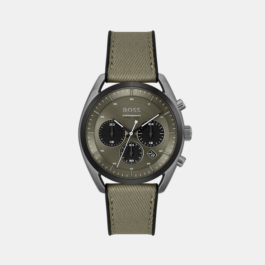 Hero Male Green Time Watch Chronograph 1514020 Mesh – Just In