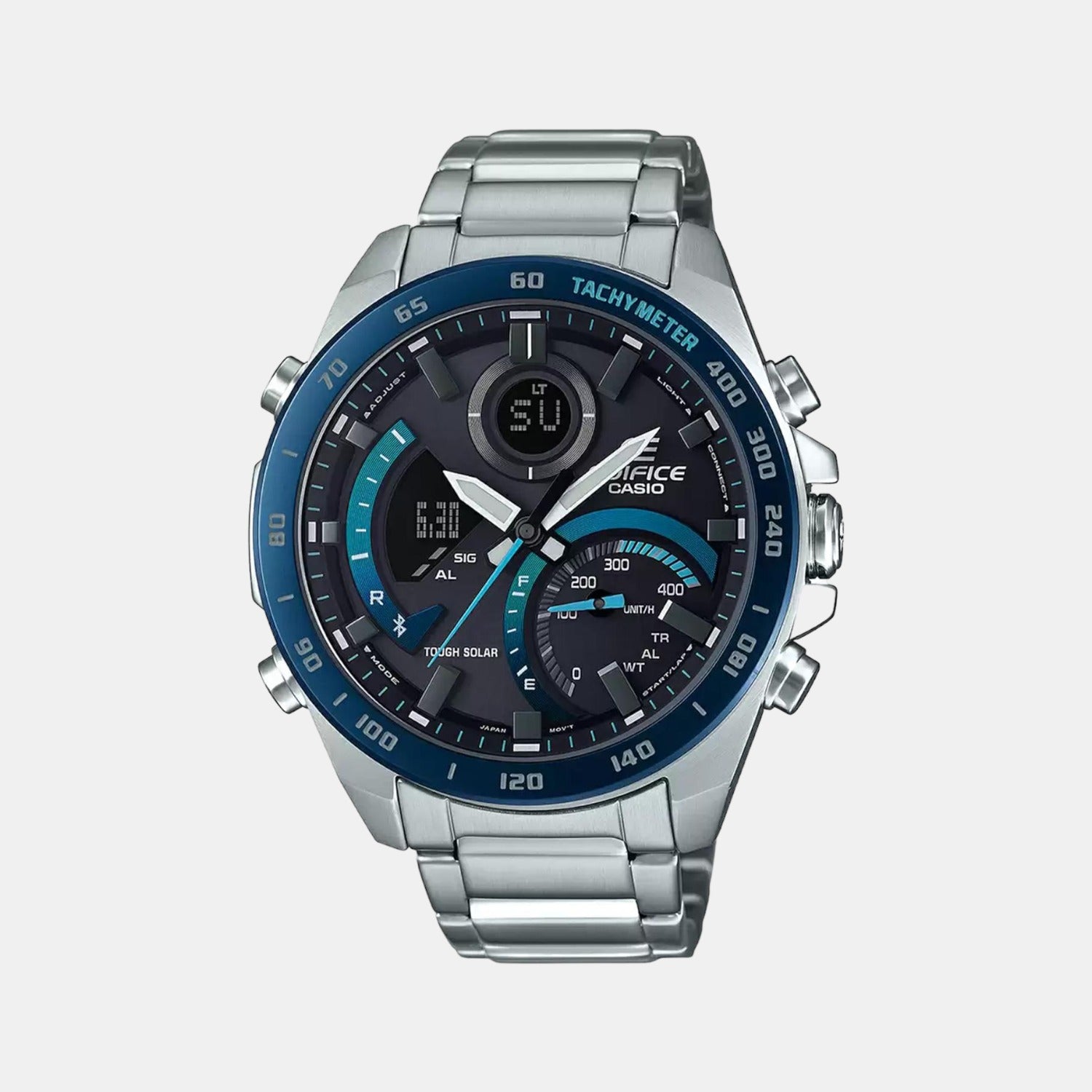 Casio Edifice Male Analog-Digital Stainless Steel Watch | Casio