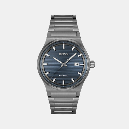 Candor Auto Male Blue Analog Stainless Steel Watch 1514118 – Just In Time | Automatikuhren
