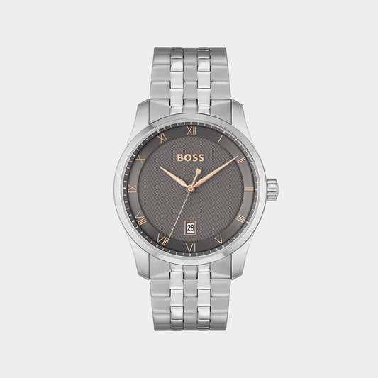 In Chronograph Mesh Male Watch Just Time Grey – 1514021 Hero