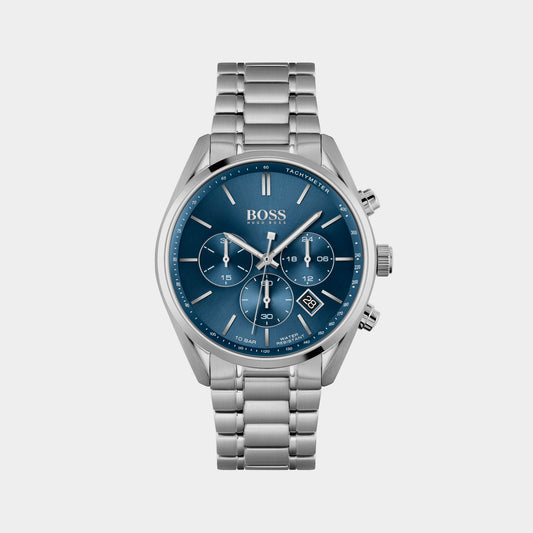 Male Blue Chronograph Center Watch 1514026 Just Court In Steel – Time Stainless