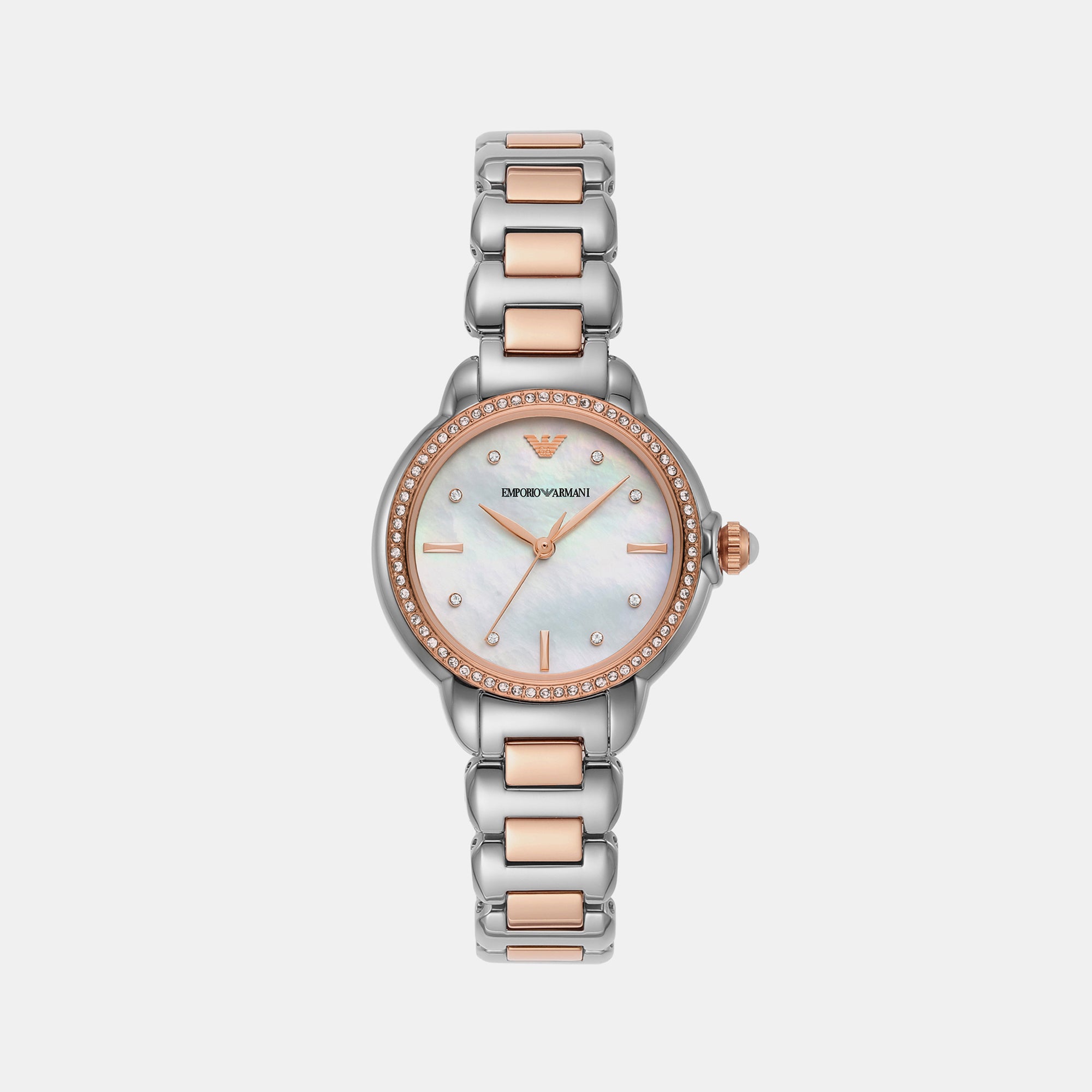 Female Silver Analog Stainless Steel Watch AR11558 – Just In Time