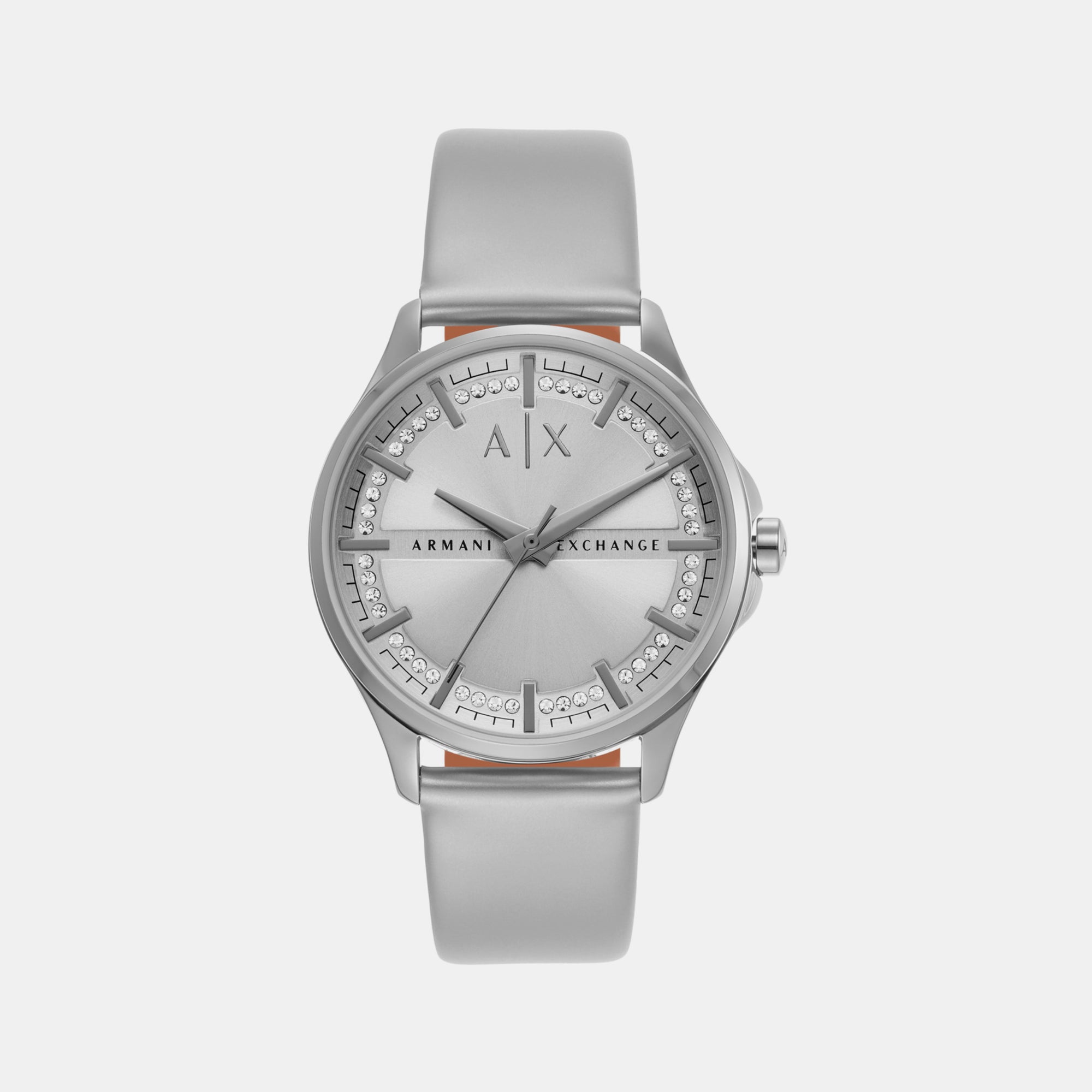 Female Leather Chronograph Watch AX5660 – Just In Time