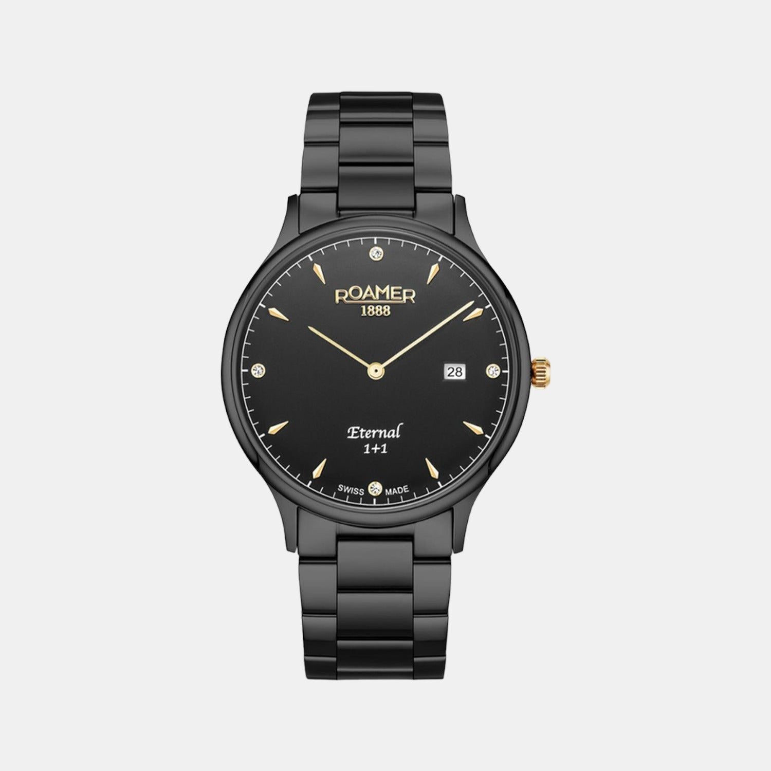 Iconic 2045 Black Analog Mens Watch