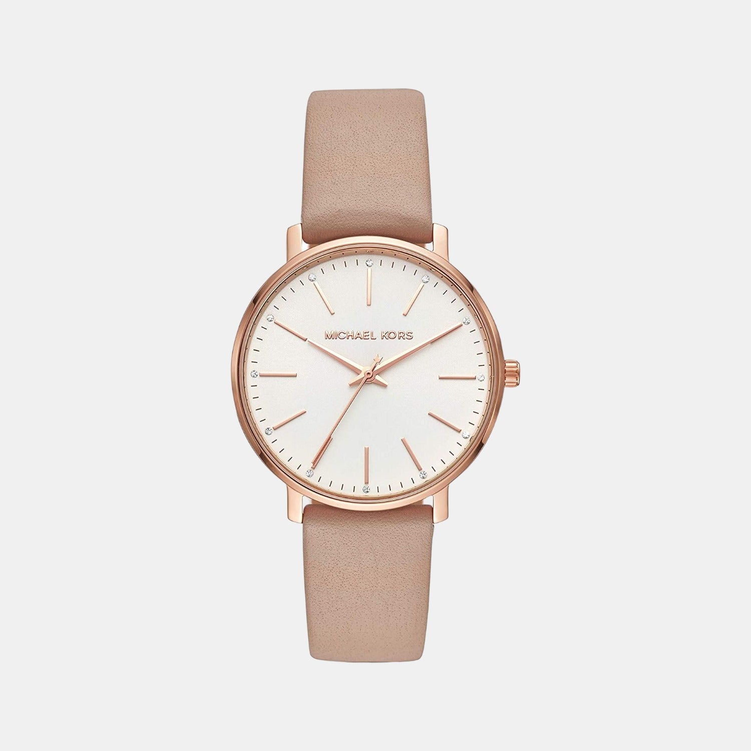 Michael Kors Female Analog Leather Watch | Michael Kors – Just In Time