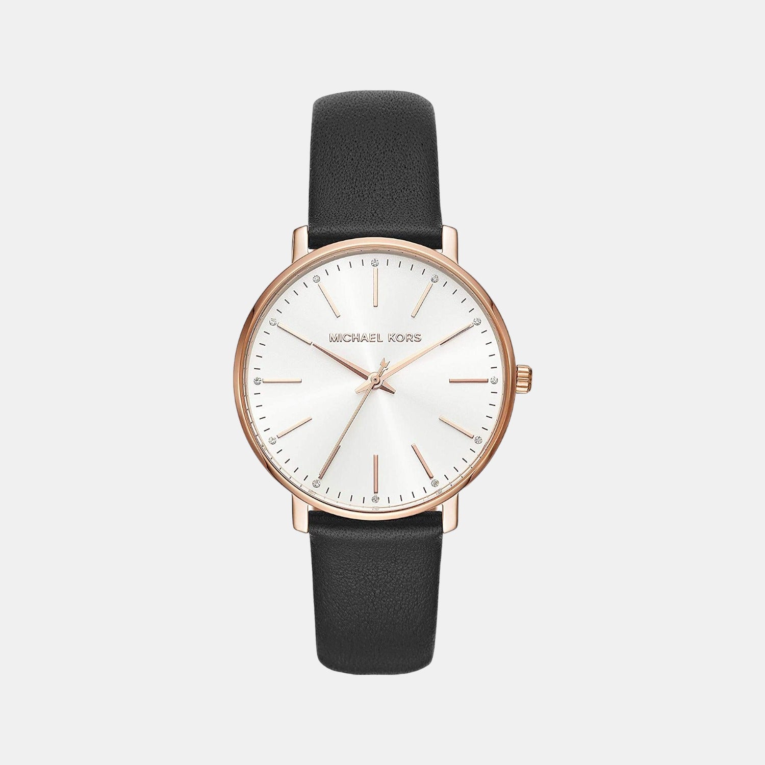 Michael Kors Female Analog Leather Watch | Michael Kors – Just In Time