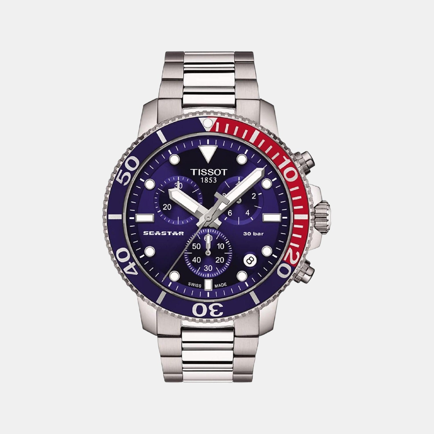Tissot Seastar 1000 Powermatic 80 43mm Men's Watch, Grey Dial |  T1204071108101 | Borsheims