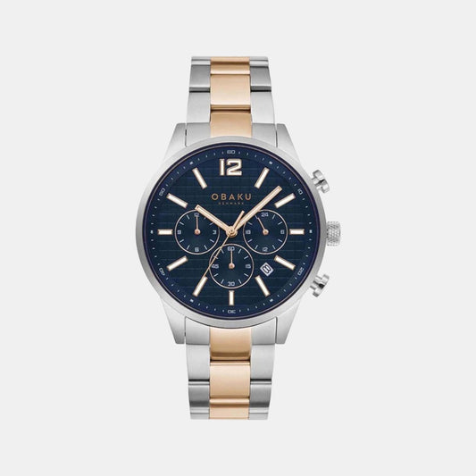 Skagen Male Blue Quartz Stainless Steel Chronograph Watch | Skagen – Just  In Time
