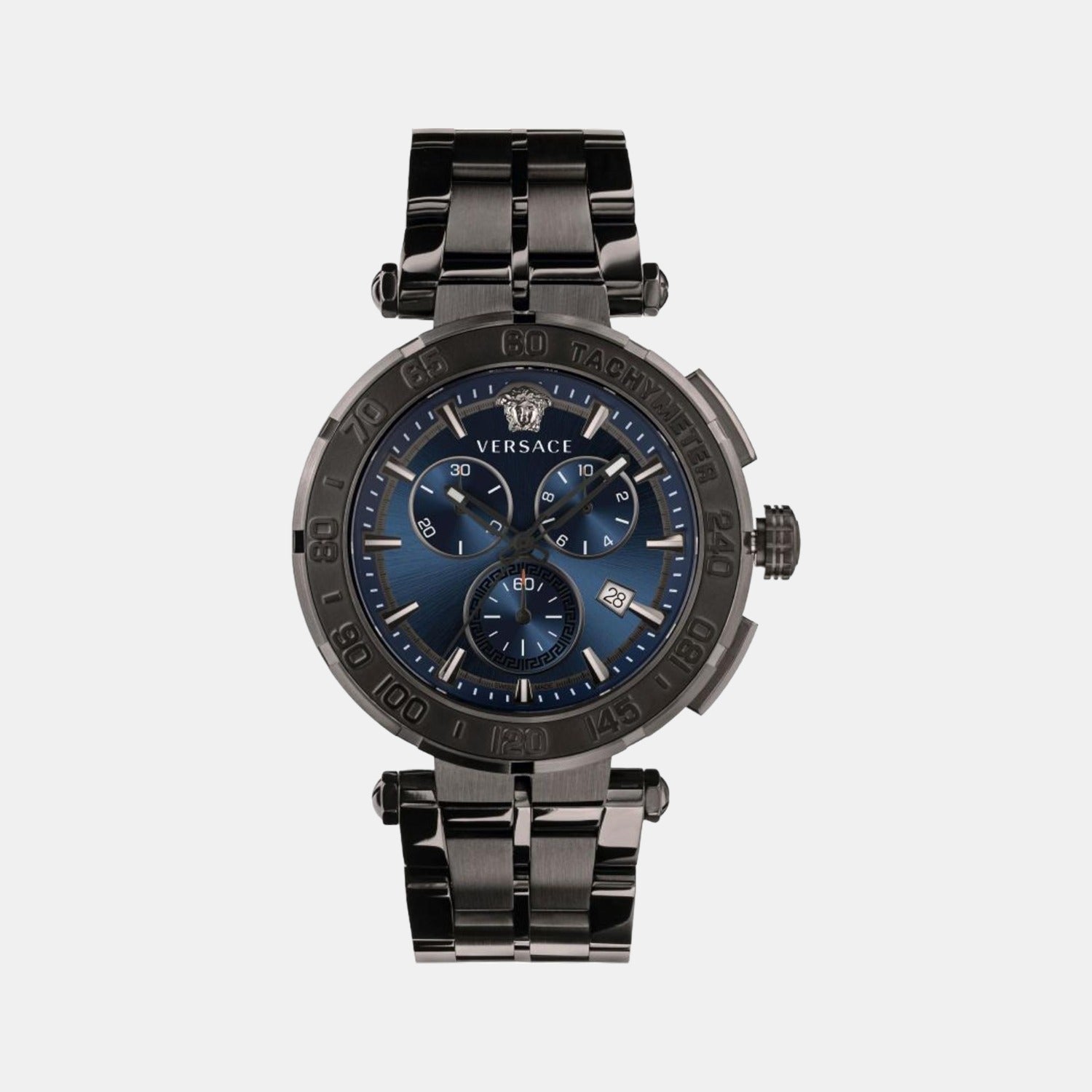 Versace Male Blue Analog Stainless Steel Watch | Versace – Just In Time