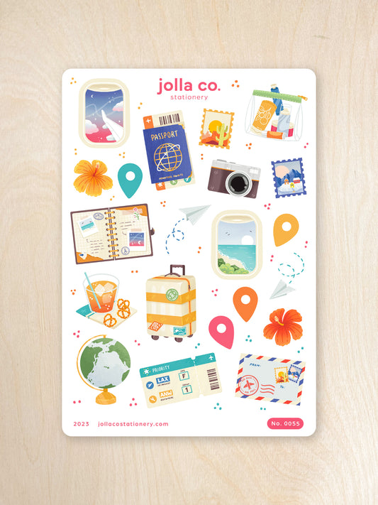 Chill & Cute Aesthetic Sticker Sheet  For Bullet Journals, Planners, –  jollacostationery